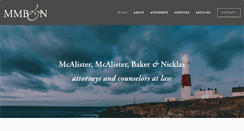 Desktop Screenshot of mcalisterlaw.com